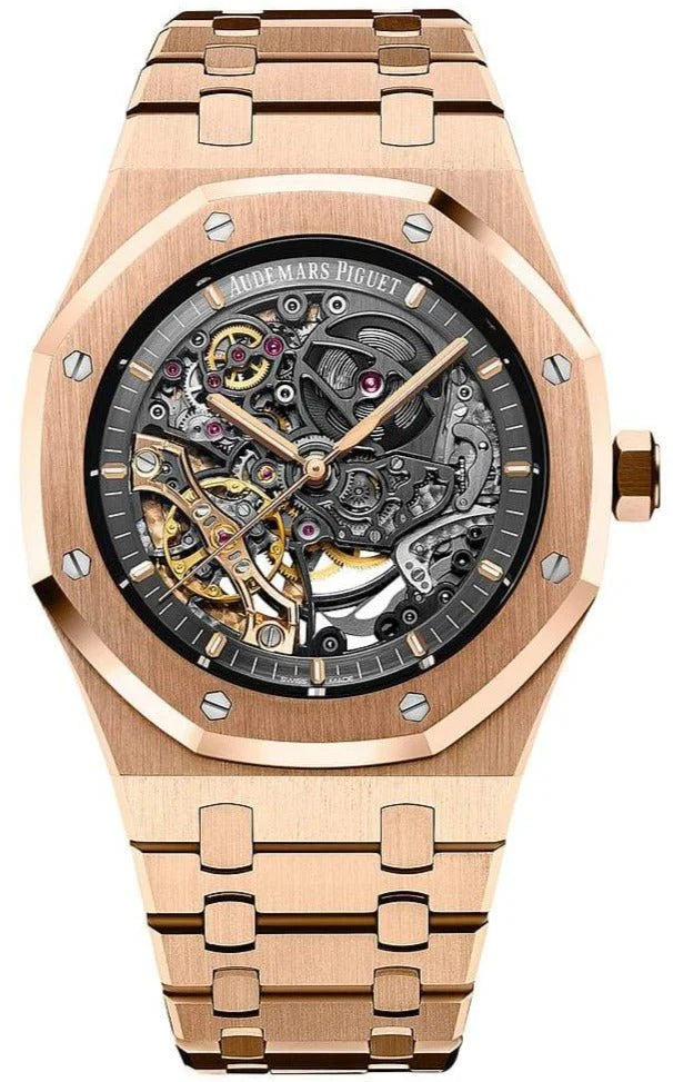 Royal Oak Rose Gold Openworked