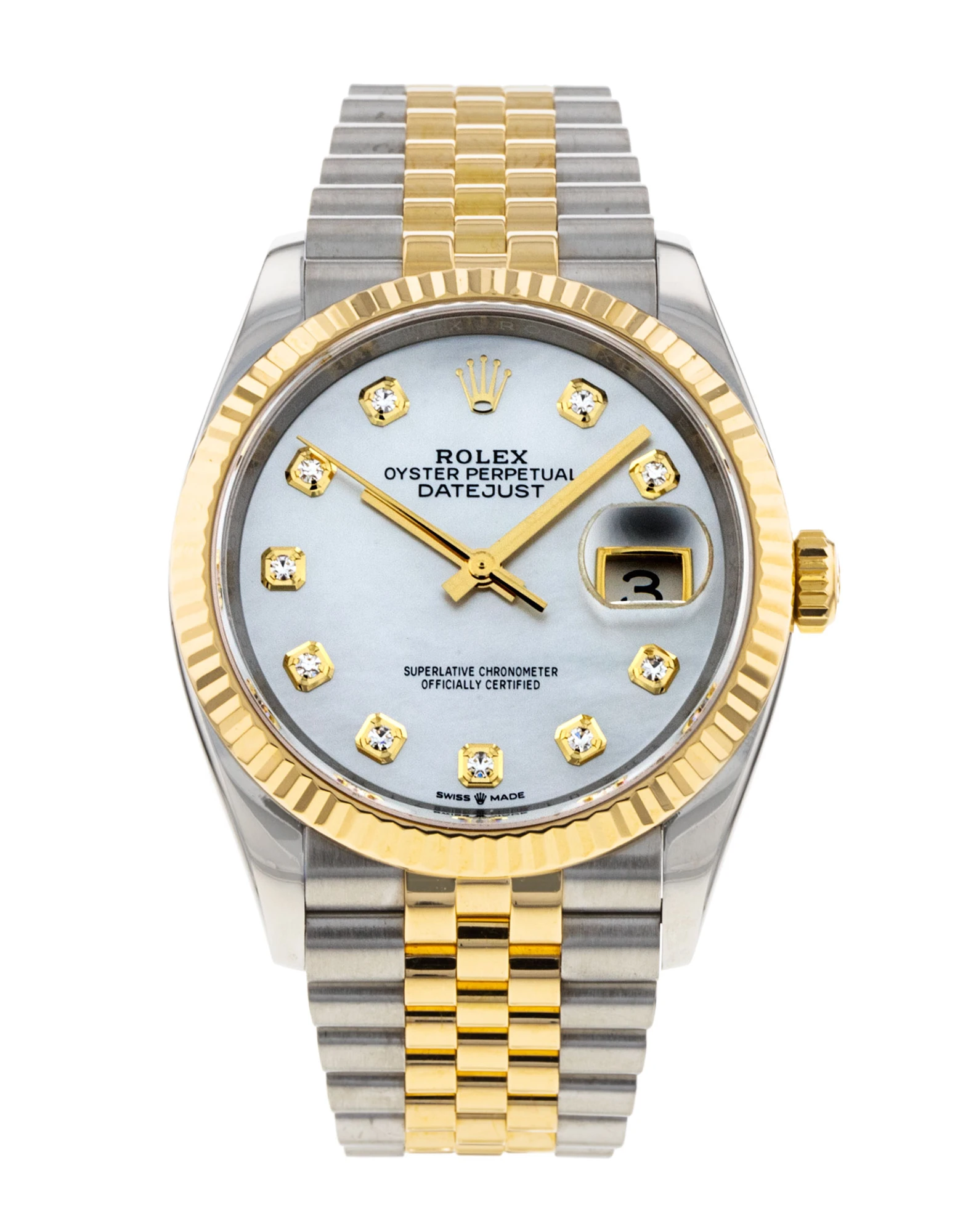 Datejust Two-Tone (White Diamonds)