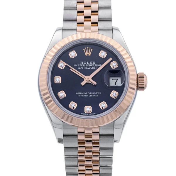 Datejust Lady Two-Tone Rose Gold (Blue Diamonds)