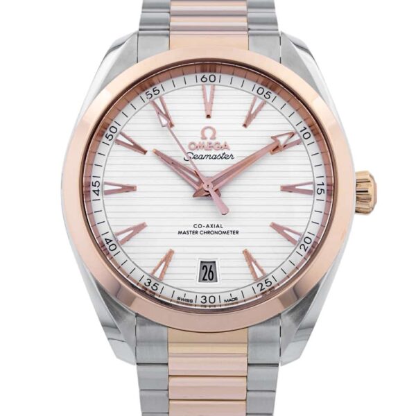 Seamaster Aqua Terra Rose Gold Two-Tone (White)