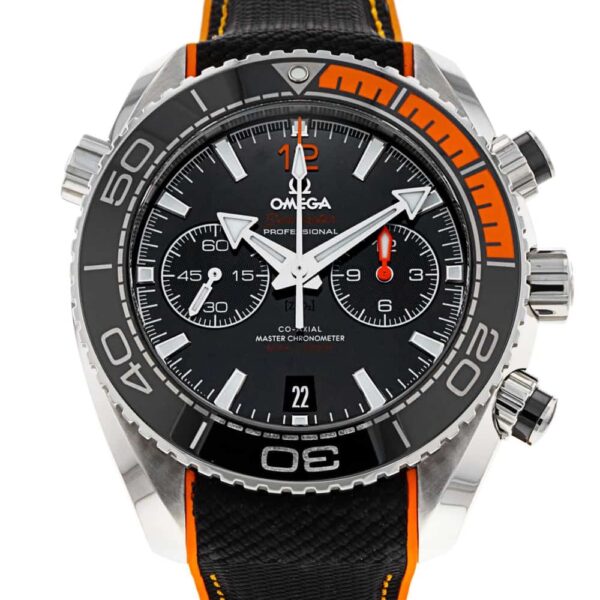 Planet Ocean Rubber Strap (Black/Orange)