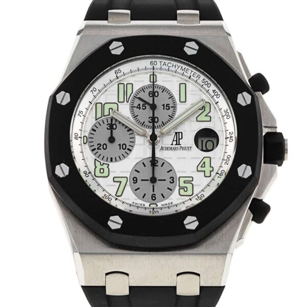 Royal Oak Offshore Rubber Strap (White)