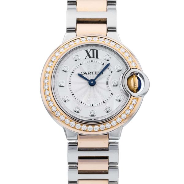 Ballon Bleu Two-Tone (White Diamonds)