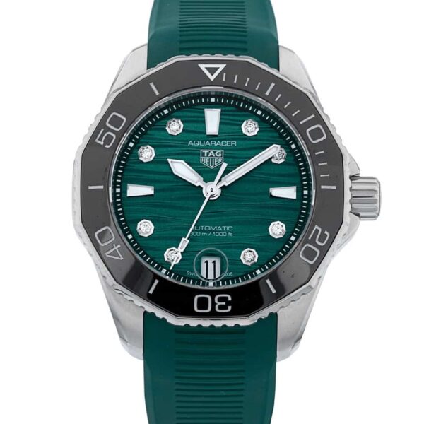 Aquaracer Leather Strap (Green)