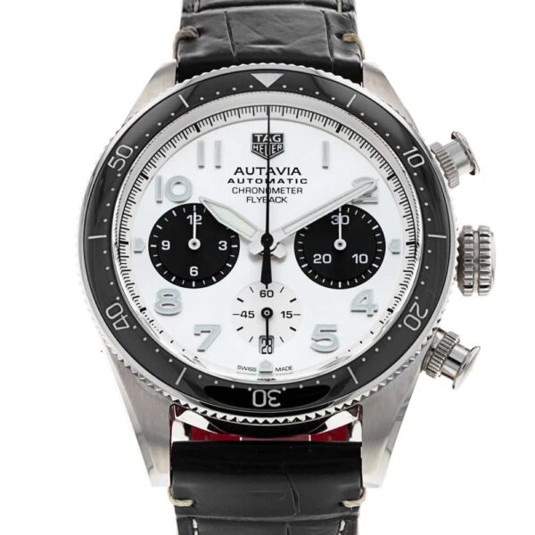 Autavia Leather Strap (White)