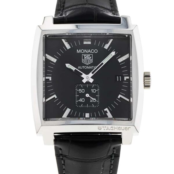 Monaco Leather Strap (Black)